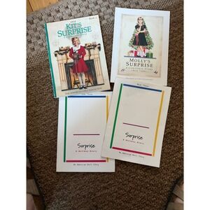 American Girl Pleasant Company Book Lot Kit Molly Surprise Holiday Story 4 Books
